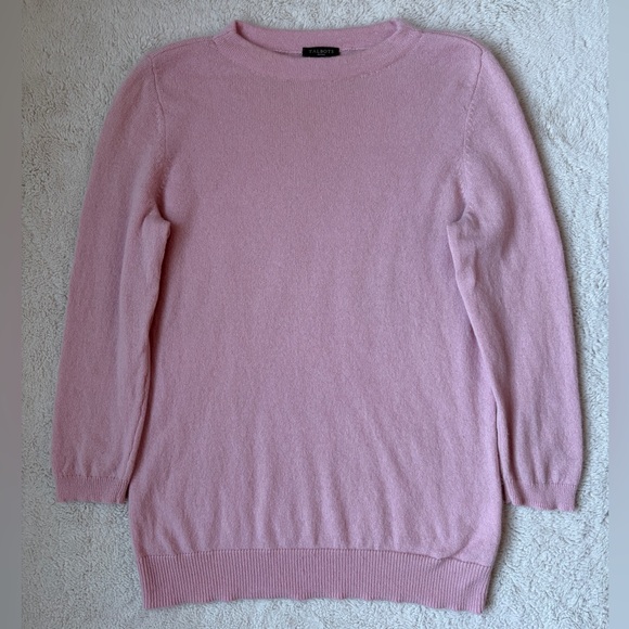 Talbots Sweaters - Talbots Cashmere Pink Crew Neck Sweater Women Size Medium Petite